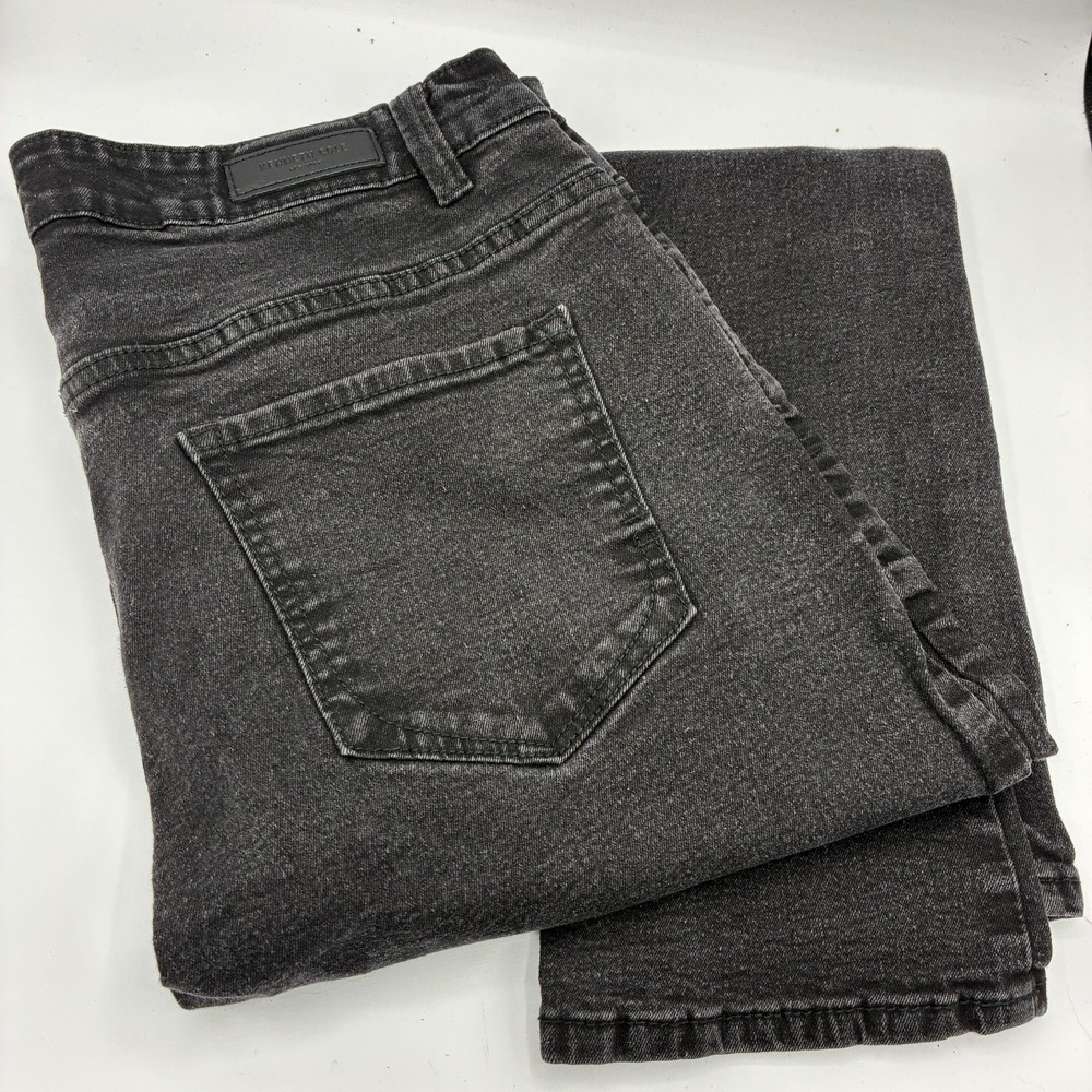 Kenneth Cole New York Jeans Mens 34x30 Black Slim Fit Stretch Denim